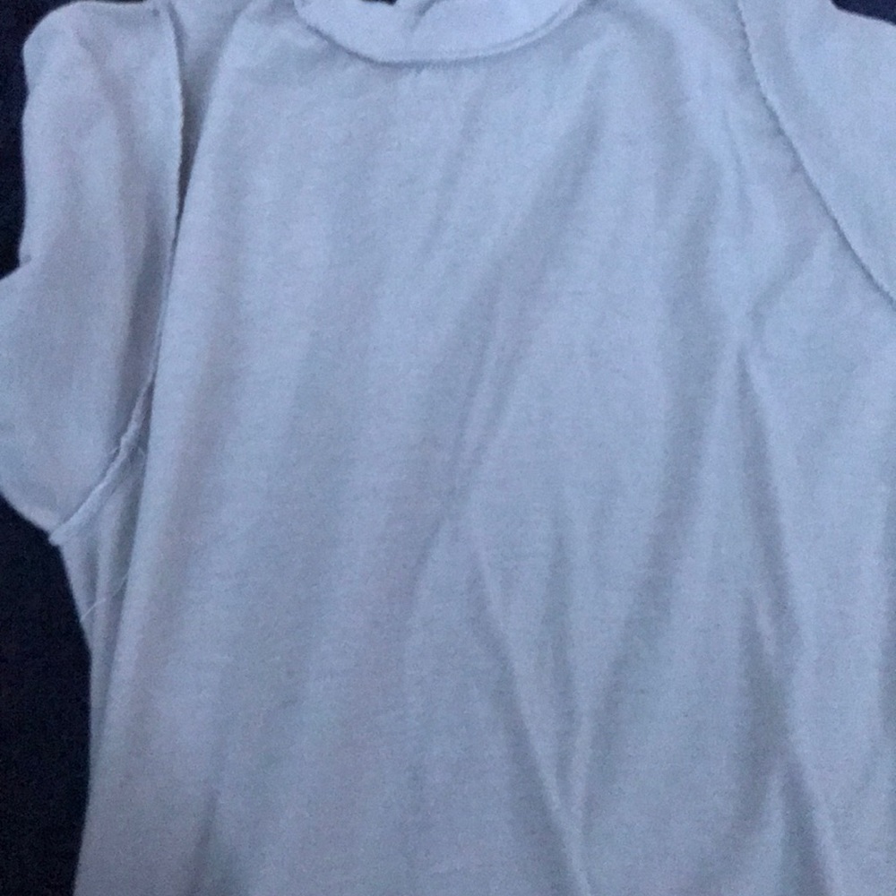 Plain tan t- shirt